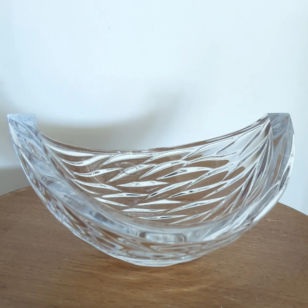 Clear Crystal Glass Decorative Bowl
